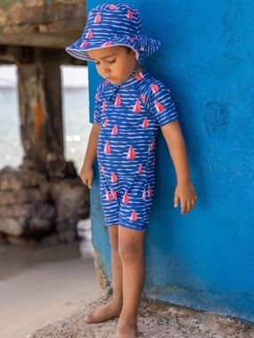 Snapper Rock Sailboat Rock Sunsuit - Size 18-24 Months NEW!